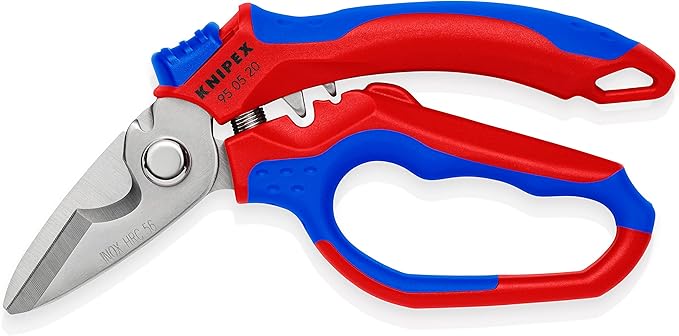 KNIPEX Tools 95 05 20 US Angled Electricians' Shears, 6-1/4"
