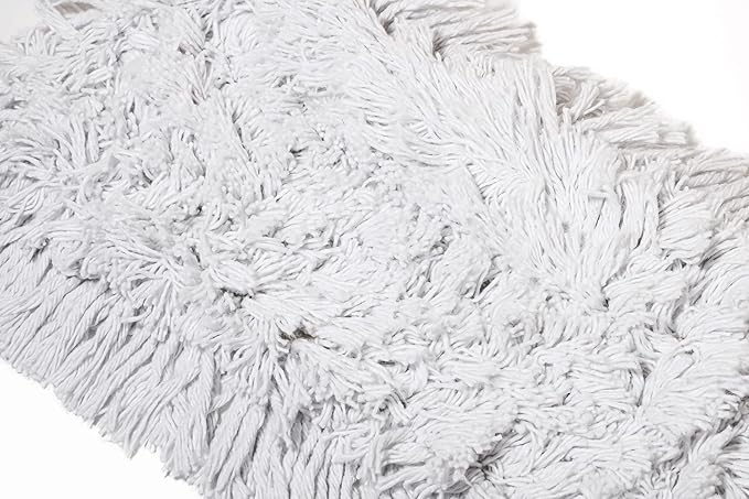60 Inch Commercial Dust Mop Replacement Head – Reusable Cotton Dust Mop Refill for Floor Cleaning and Janitorial Use