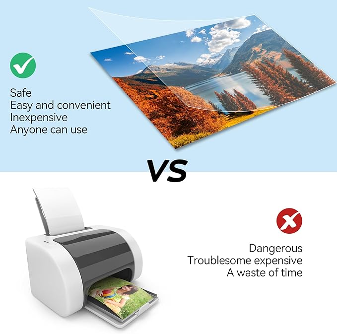 100 Pack 3x5inch Self Adhesive Laminating Sheets,Clear Self Sealing Index Card Laminating Pouches for Luggage Tag & Work Permits Pass Cards&Photos & Index Cards No Laminating Machine Needed