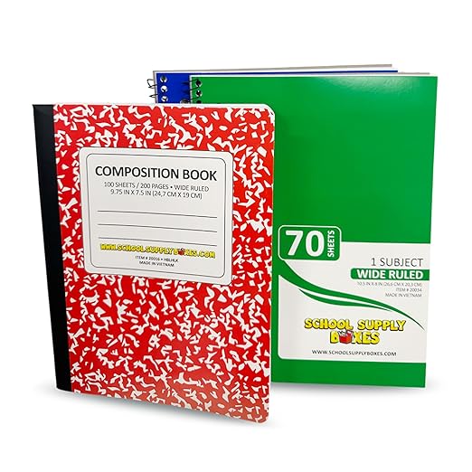 School Supply Box Bundles | Tailored Academic Kits for K-12 & College Students | Reading, Writing, and Organizational Tools Food (Lapboard Bundle, 1 Box)