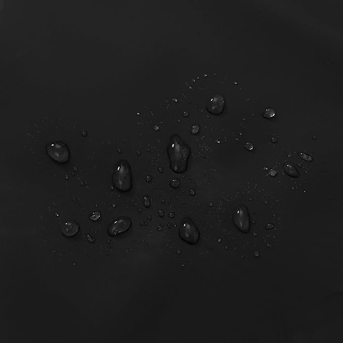Barossa Design Extra Long Black Shower Curtain Liner with 3 Magnets - 72" x 84" XL, Waterproof PEVA Lightweight Shower Liner for Bathroom, PVC Free, Metal Grommets - Black, 72x84