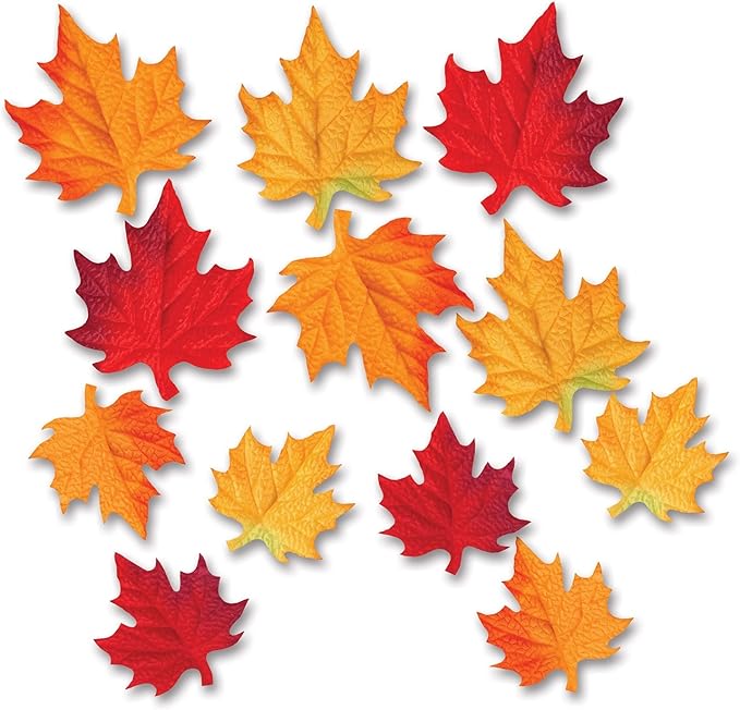 Deluxe Fabric Autumn Leaves Cutouts