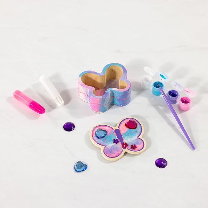 Melissa & Doug Created by Me! Butterfly Box Wooden Craft Kit