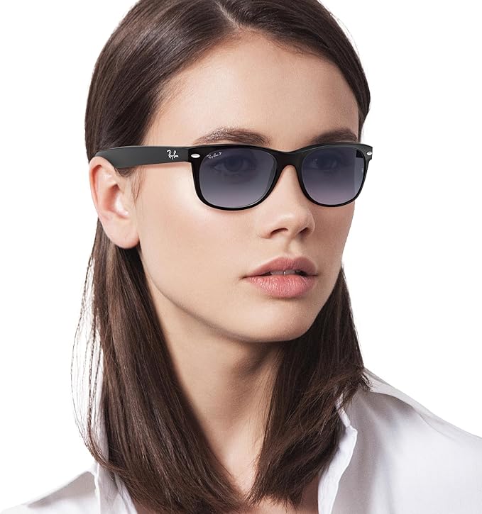 Ray-Ban RB2132 New Wayfarer Polarized Square Sunglasses