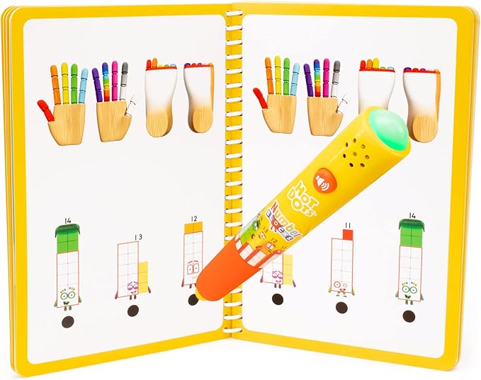 Educational Insights Hot Dots Numberblocks Workbook Numbers 11-20 with Interactive Pen, 60+ Activities, Gift for Kids Ages 5+