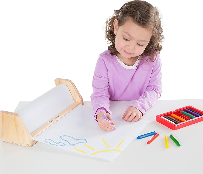 Melissa & Doug Tabletop Easel Paper Roll (12 inches x 75 feet), 3-Pack