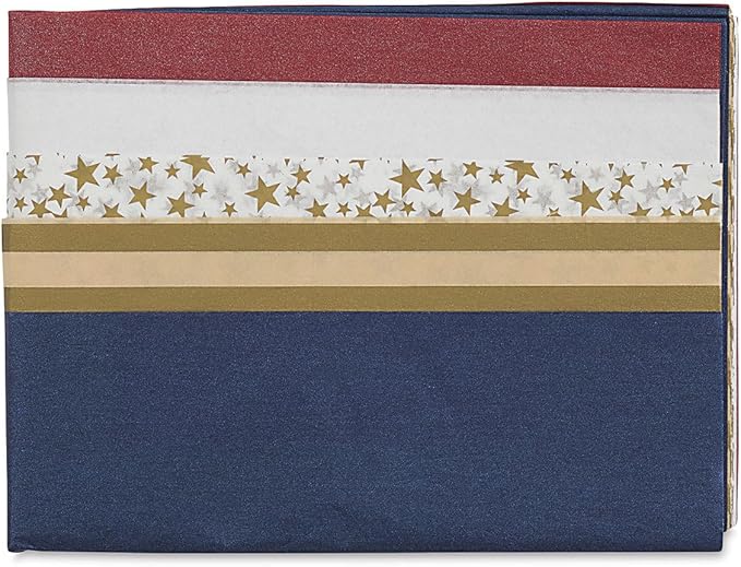 Lia Griffith Americana Craft and Gift Tissue Paper Pack, 20-inches by 20-inches, 25 Sheets (0051116LG)