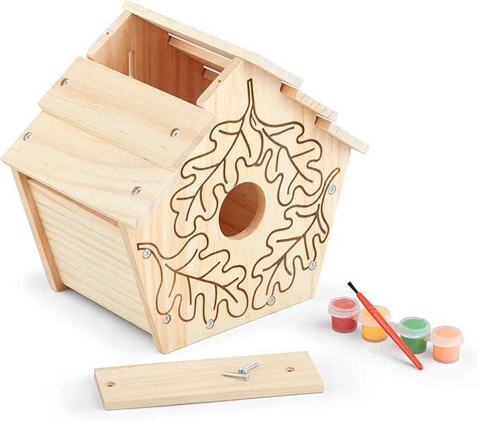 Melissa & Doug Created by Me! Birdhouse Build-Your-Own Wooden Craft Kit