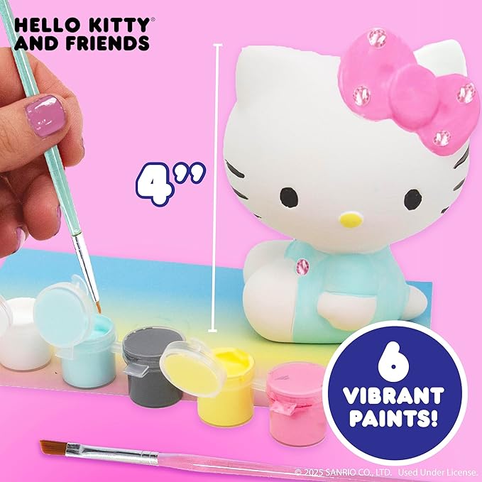 Hello Kitty® and Friends Paint Your Own Hello Kitty Figurine