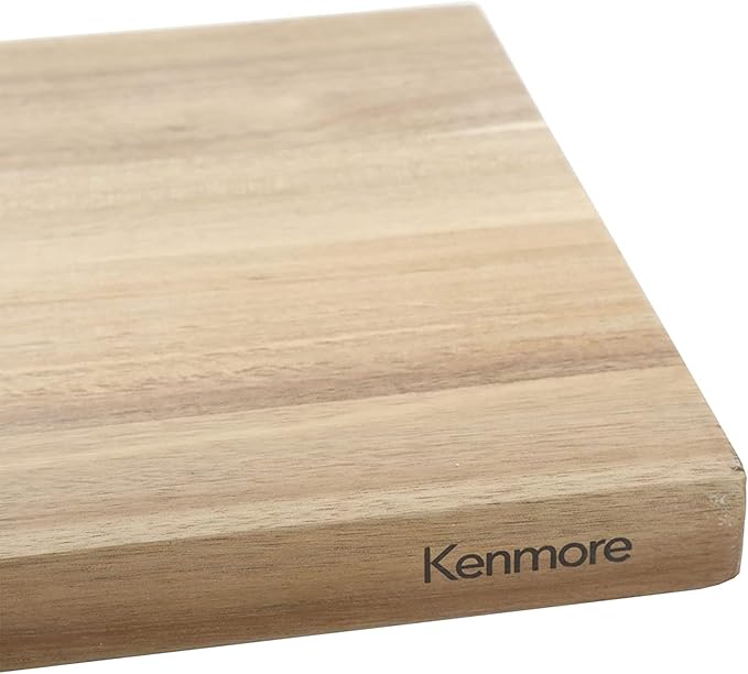 Kenmore Archer Wood Cutting Board, 18x12-inch, Acacia