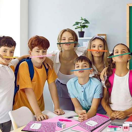39 Pcs Back to School Supplies Essentials Bundle Include Pencils Scissors Ruler Eraser Crayon Sharpener Notebook Pencil Case Folder Notebook(Pink)