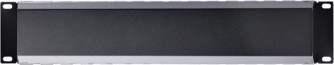 StarTech.com Horizontal 2U Server Rack Cable Management Finger Duct w/ Cover - 19" Network Rack Wire Duct Raceway Panel - Slotted Wire Duct (CMDUCT2U)