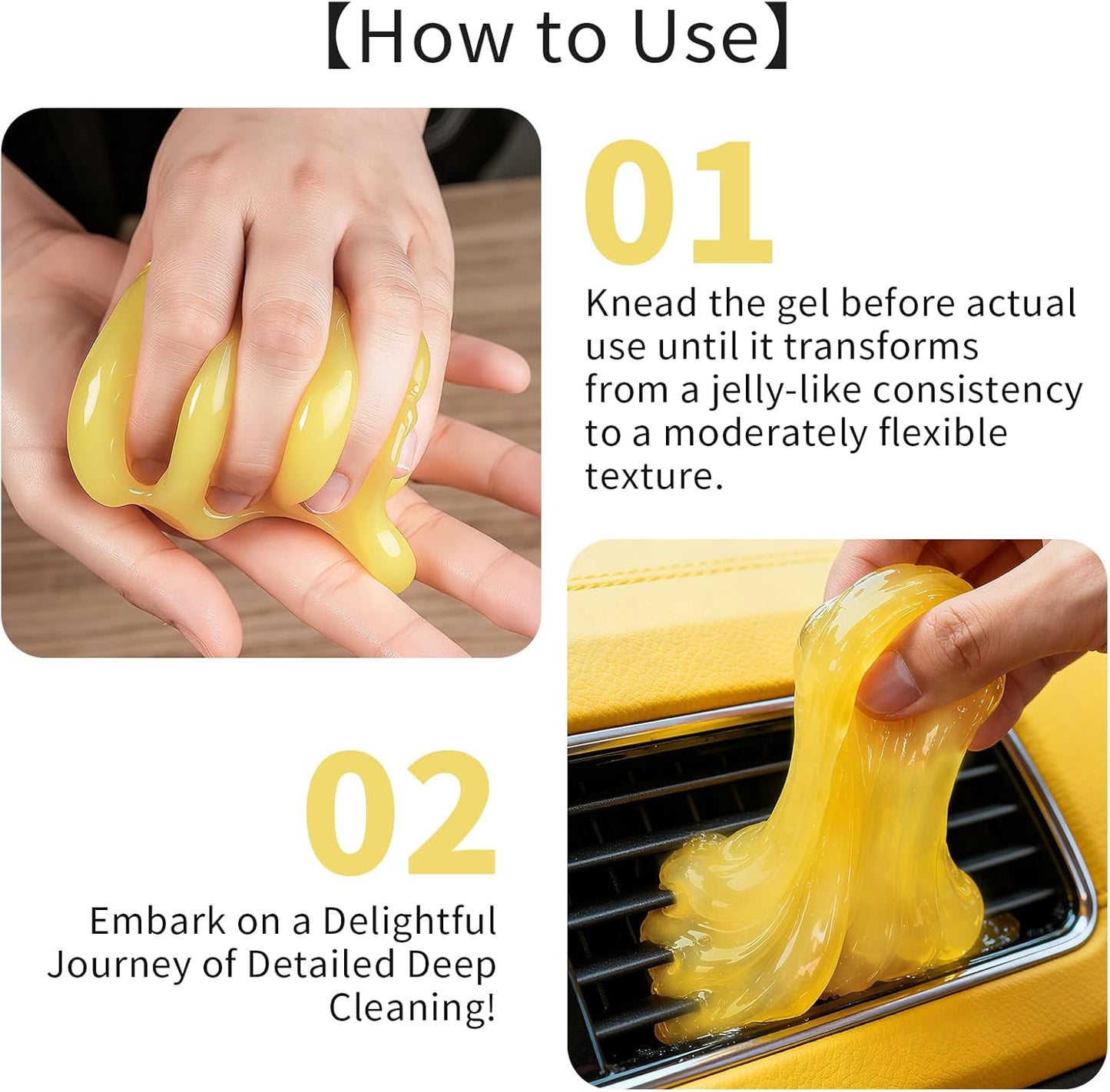 ASFSKY Car Cleaning Gel (Blue,Mint) Cleaning Putty Universal Dust Cleaning Car Interior Cleaner Keyboard Dust Remover Car Slime Gifts for Men Women Girl（1 Pack）