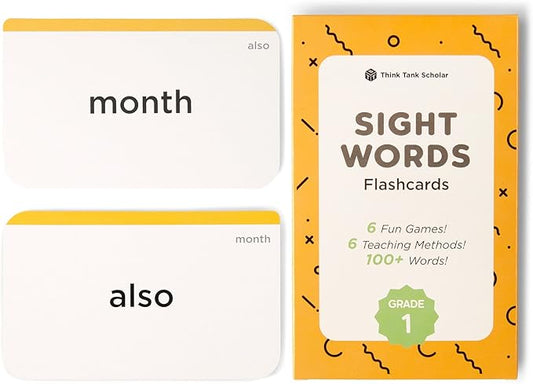 Award-Winning 1st Grade Sight Words Flash Cards – 100+ Dolch & Fry High-Frequency Words – Literacy Games for Ages 5–8 – Homeschool & Classroom Kit