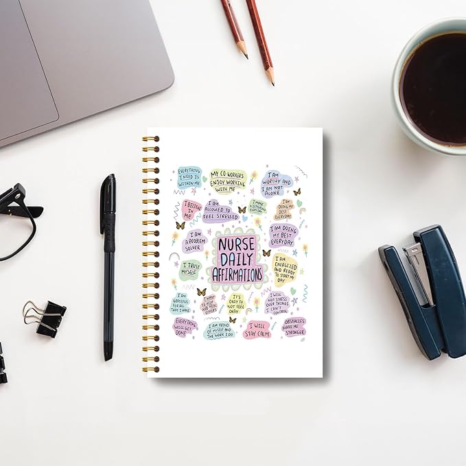Guymn Nurse Notebook Journal, Nurse Appreciation Gifts, Nursing Notebook, Nursing Medical Gifts Hardcover Spiral Notebooks 5.5x8.3 Inch