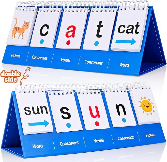 CVC Words Games First Grade Classroom Must Haves, Phonics Games for Kindergarten First 2nd Grade, Sight Words Flash Cards Spelling Reading Preschool Learning Games Spelling Educational Toy Gifts