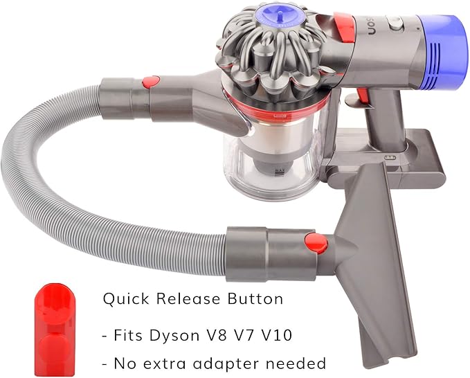Mattress Tool and Extension Flexible Hose Kit Compatible with Dyson Gen 5 V15 V12 V11 V10 V7 V8 Absolute Detect Torque Drive Cyclone Cordless Handheld Vacuum Cleaner