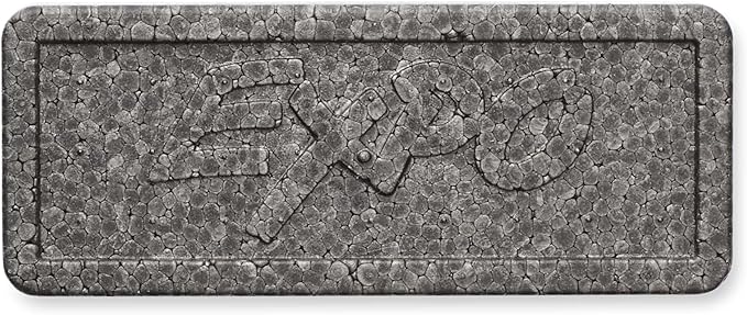EXPO Soft Pile Dry Block Eraser, 5-1/8 x 1-1/2 Inches, Ideal for Whiteboards, Pack of 12