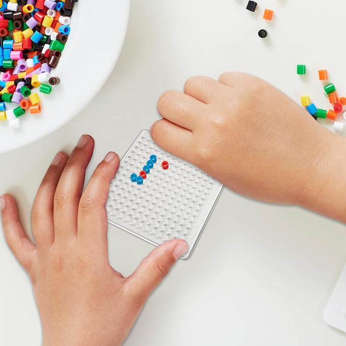 Minecraft Pixel Creations Bead Kit 2500 Beads with Pegboards & Templates Build Characters & Tools from, Encourages Hands-on STEM-Based Play Craft Set for Kids Ages 6+