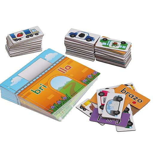 Really Good Stuff ?Cruza el Puente h?bilmente! Juego de s?labas trabadas (Spanish Syllable Blends Bridge Game) - 1 Game