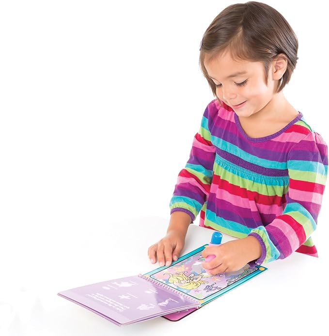 Melissa & Doug On The Go Water Wow! Mess Free Coloring Book, Reusable Water-Reveal Activity Pad, Fairy Tale, Travel Toys, Party Favors, for Toddlers & Kids Ages 3+ - FSC Certified