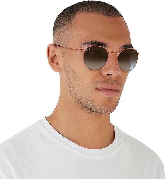 Ray-Ban Unisex Rb3447 Round Metal Round Sunglasses