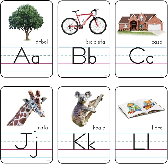 Franja Ilustrada del Abecedario Manuscrito (Zaner-Bloser) Bulletin Board Set