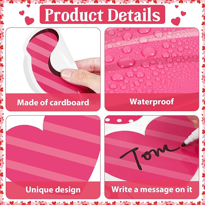 gisgfim Valentine's Day Reading Bulletin Board Decorations Set Valentines Red Heart Borders Cutouts for Party School Classroom Door Welcome Bulletin Board Craft Home Wall(Fall in Love with Reading)