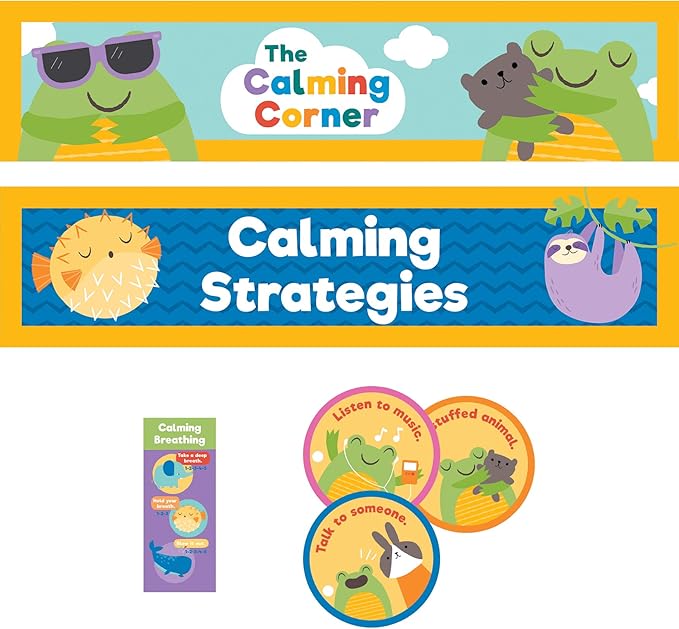 Carson Dellosa | Calming Strategies Instructional Set | 69pcs