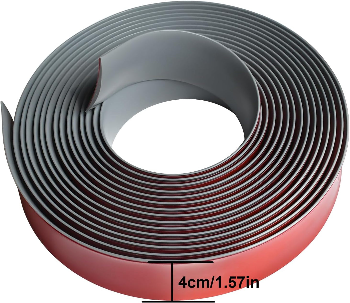 Floor/Door Flat Transition Strip & Self-Adhesive Vinyl Edge Trim - Laminate Gap Covering Joining Strip