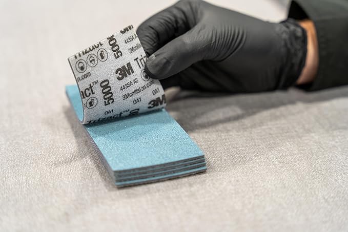 Trizact 3M Hookit Foam Sheets, 30289, 5000, 2-3/4 in x 5 1/2 in (70 mm x 140 mm), 15 sheets per carton (30289-4PK)