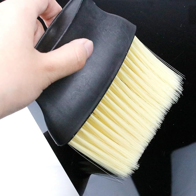 4 Pcs Auto Interior Dust Brush Set Soft Bristles Detailing Brush Dusting Tool Car Interior Cleaning Soft Brushes Duster for Automotive Dashboard, Air Conditioner Vents, Keyboard Dust Removal(Yellow)