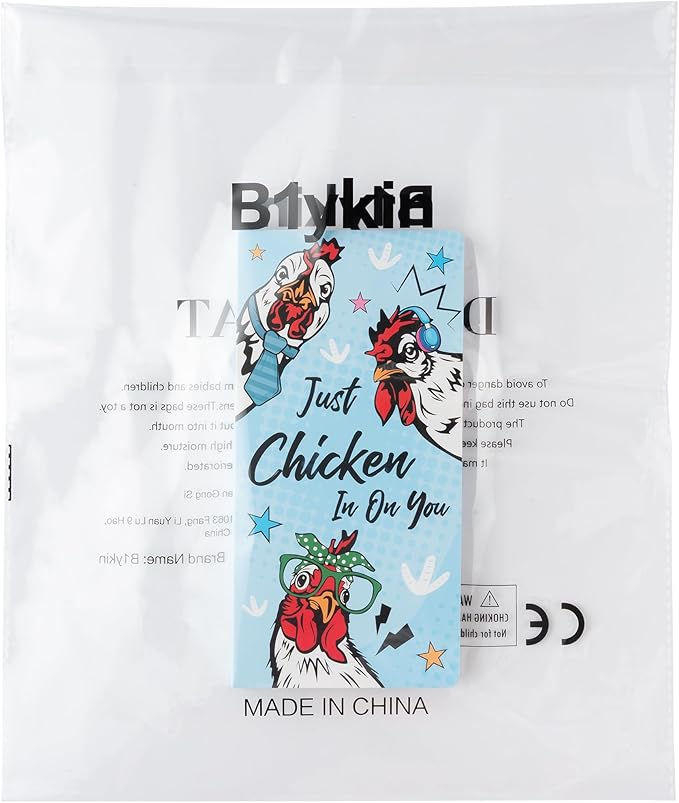 B1ykin Cute Sticky Notes Set - Just Chicken It On You Self-Stick Notes Pad, 550 Sheets Writing Memo Pages Sticky Notepad for Teacher Appreciation Gifts, School Office Supplies (New Funny Chickens)