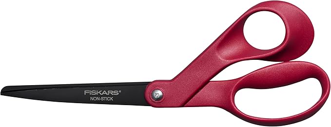 Fiskars® Non-stick Explore Collection Scissors, Wild Cherry (8 in.)