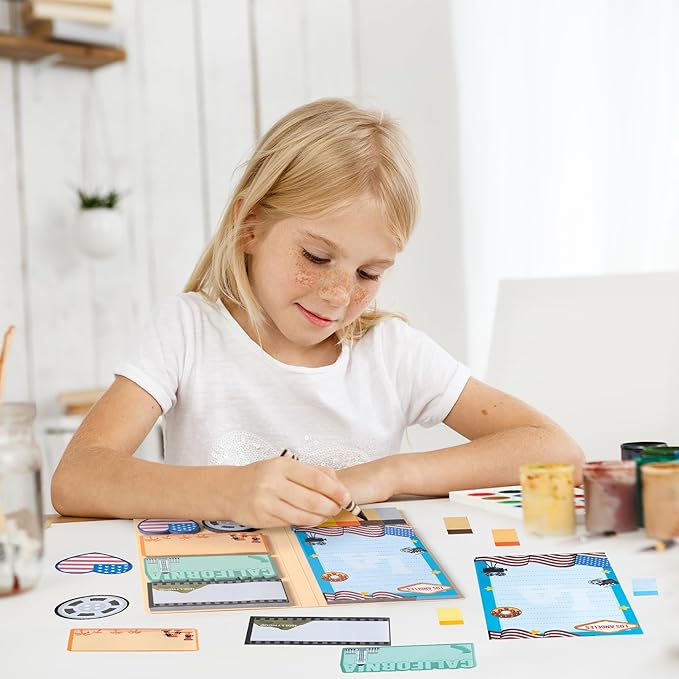 B1ykin Cute Sticky Notes Set - Los Angeles is Always A Good Idea Self-Stick Notes Pad, 550 Sheets Writing Memo Pages Sticky Notepad for Teacher Appreciation Gift, School Supplies (Los Angeles City)