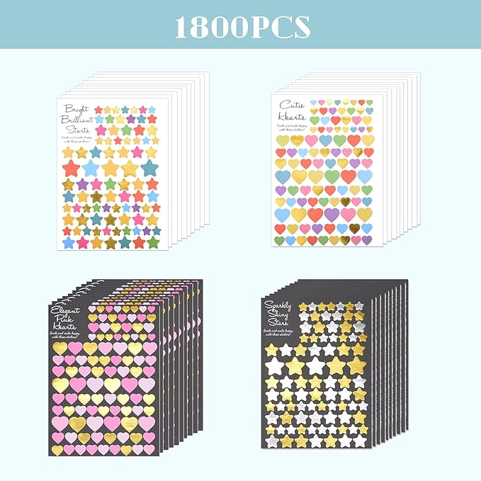 3680PCS Children's Classroom Reward Stickers, Atudent Incentive Stickers, Teacher Classroom Reward Stickers, Parent Encouragement Stickers for Doing Household Chores, Completing Studies