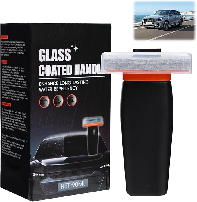 Car Oil Film Cleaner,Automotive Oil Film Cleaning Brush,Durable Glass Cleaning Tool,Glass Film Remover Cleaning Board for Car Windshield and Windows Improved Visibility