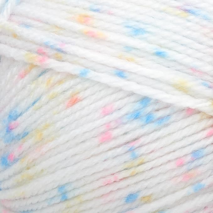 (1 Skein) Lion Brand Yarn Babysoft Baby Yarn Yarn, Twinkle Print