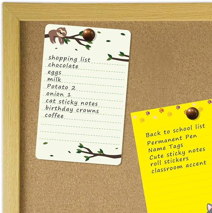 Fancy Land Sloth Sticky Notes Set Notepads 240 Sheets Book Notes for Sloth Lovers Kids Office School Friends Teacher Appreciation Gifts Lazy Day Small Gifts Employee Administrative Professional Day