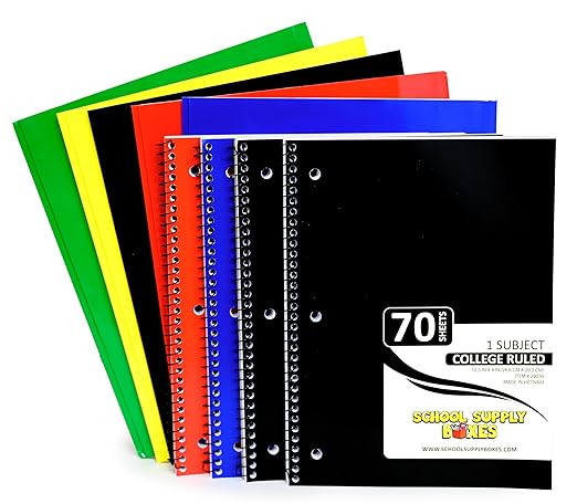 School Supply Boxes | Secondary School Pallet (112 Boxes) | Back to School Essentials Kit for Students & Teachers | Includes 1" Binders, College-Ruled Notebooks, College-Ruled Filler Paper, & More