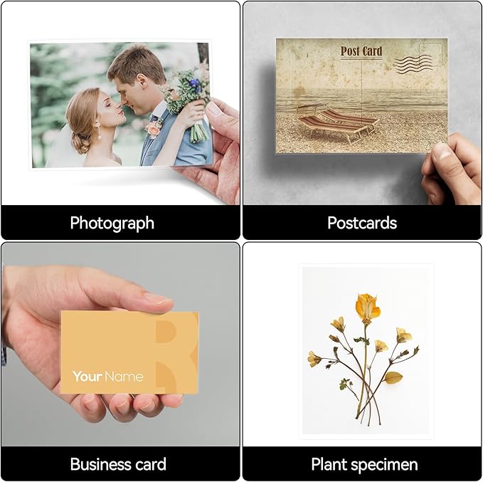 100 Pack 3x5inch Self Adhesive Laminating Sheets,Clear Self Sealing Index Card Laminating Pouches for Luggage Tag & Work Permits Pass Cards&Photos & Index Cards No Laminating Machine Needed