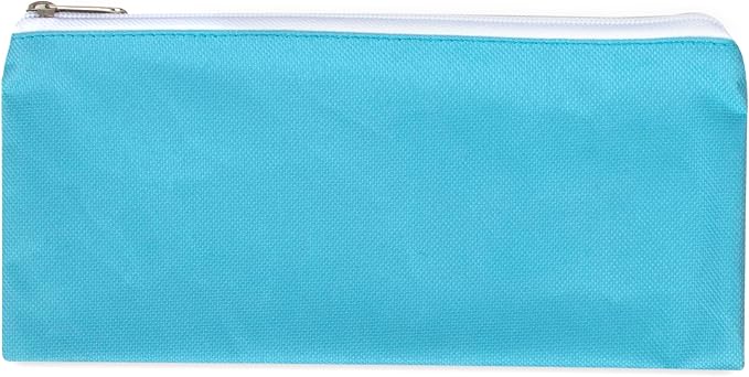 Trail maker Bulk Pencil Case Bags Bundle with Zipper for Kids, School, Offices | Colorful Pencil Pouches in Bulk Packs