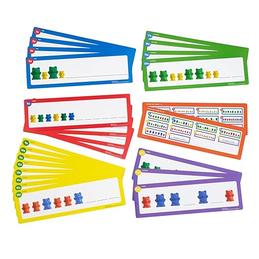 Excellerations Counting Bear Pattern Cards - Set of 25 (Item # BEARPAT)