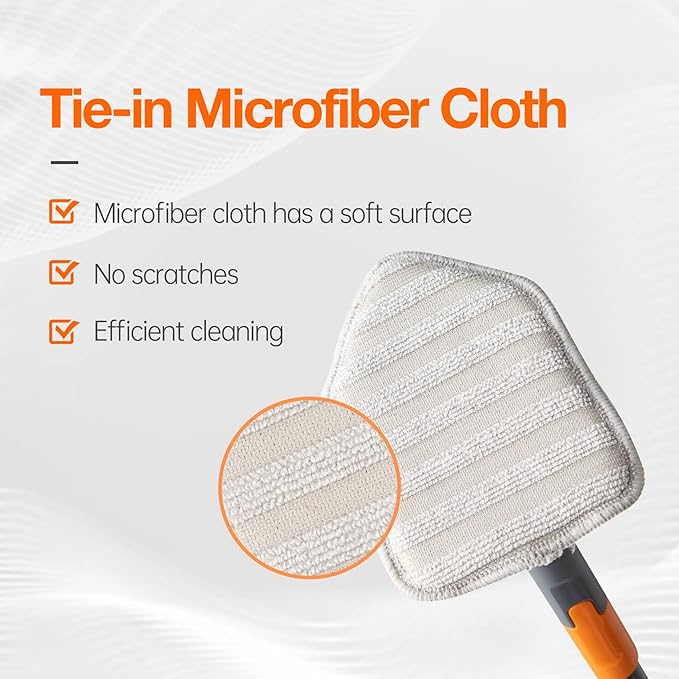Tile Tub Scrubber Brush Replacement Pads 6 Pieces for Cleaning Bathroom Kitchen Toilet Wall Sink Tile Floor