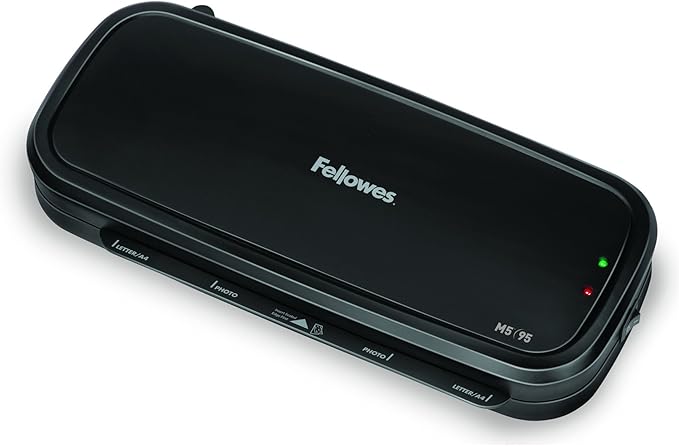 Fellowes M5-95 Laminator with Pouch Starter Kit (M5-95)