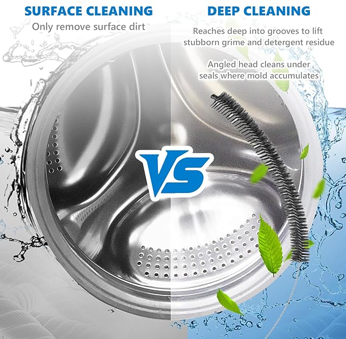 Dryer Lint Brush Vent Cleaner Tool 47.2 Inch Extra Long Flexible for Lint Trap Cleaning Tool Home Dryer Maintenance for DIY Users (2, PCS)