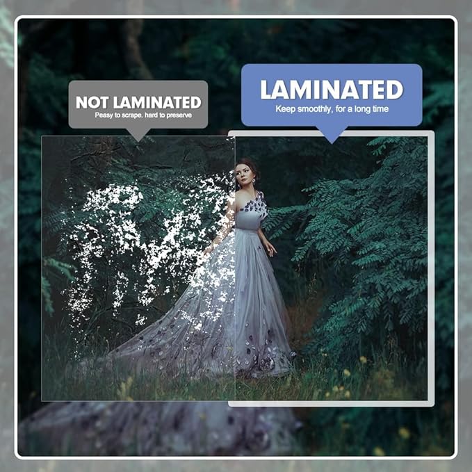 Laminating Sheets, PANDRI 400 Pack Thermal Laminator Pouches Holds 8.5 x 11 Inch, 5 Mil Clear Laminator Paper 9 x 11.5 Inch, Letter Size