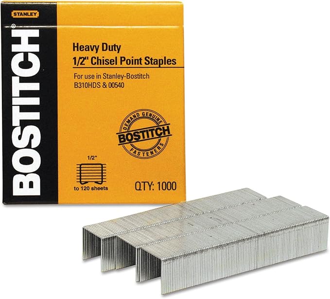 Bostitch Office SB351/2-1M Heavy Duty Premium Staples,