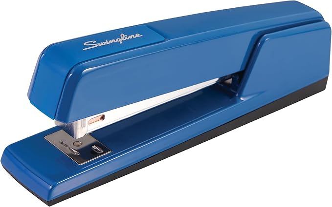 Swingline Stapler, 747 Classic Desktop Stapler, 20 Sheet Capacity, Metal, True Blue (74724)