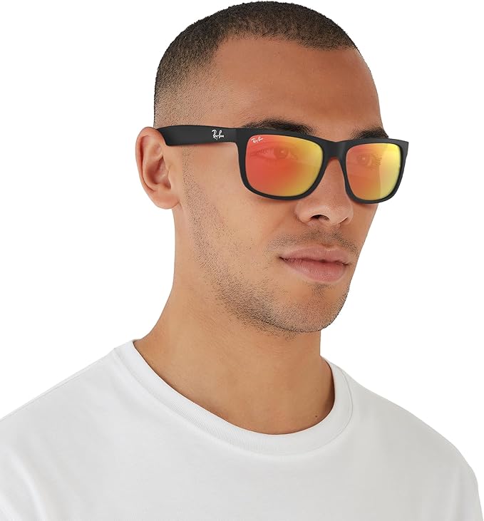 Ray-Ban RB4165 Justin Rectangular Sunglasses